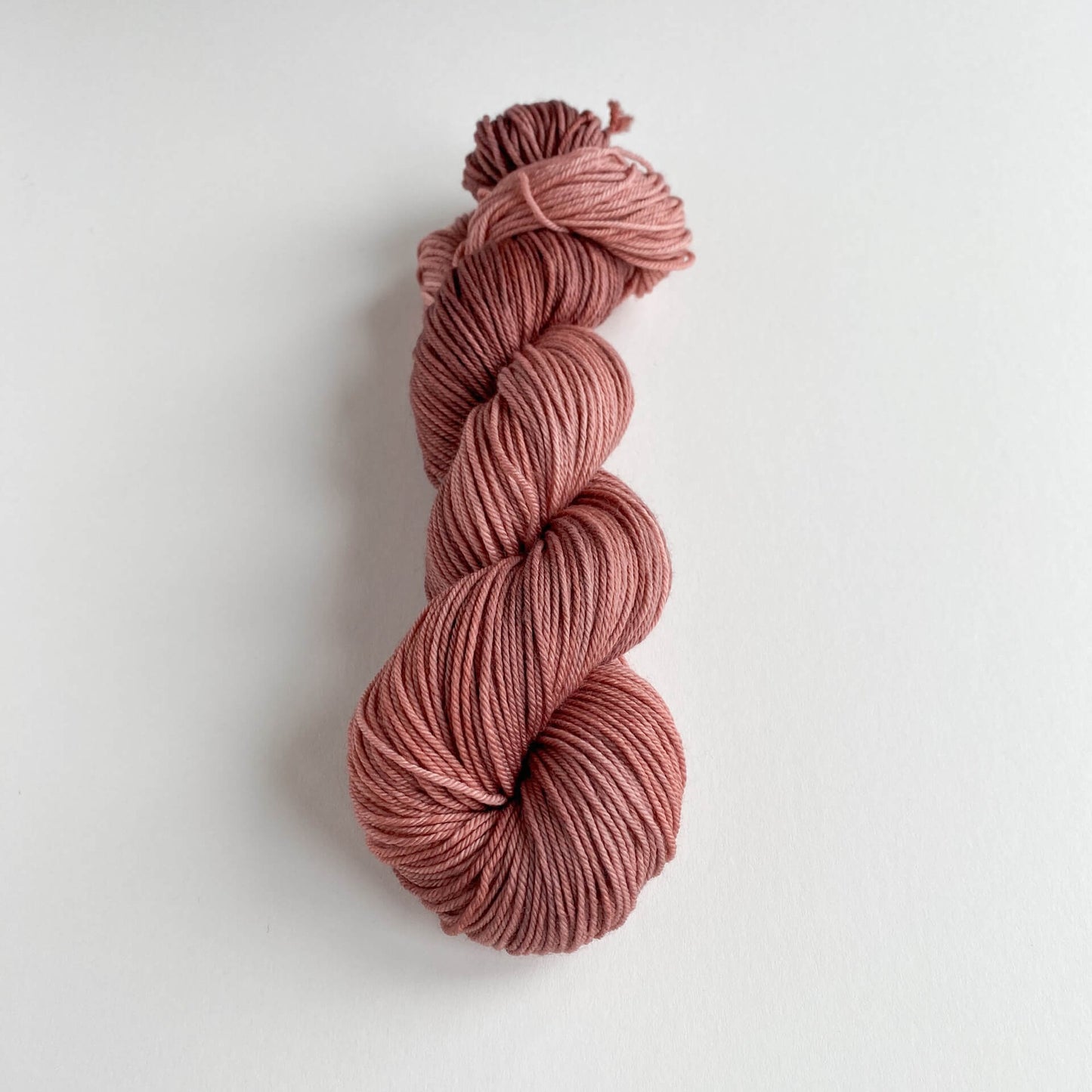 Hand Dyed Yarn - Merino Nylon DK - Cinder Rose
