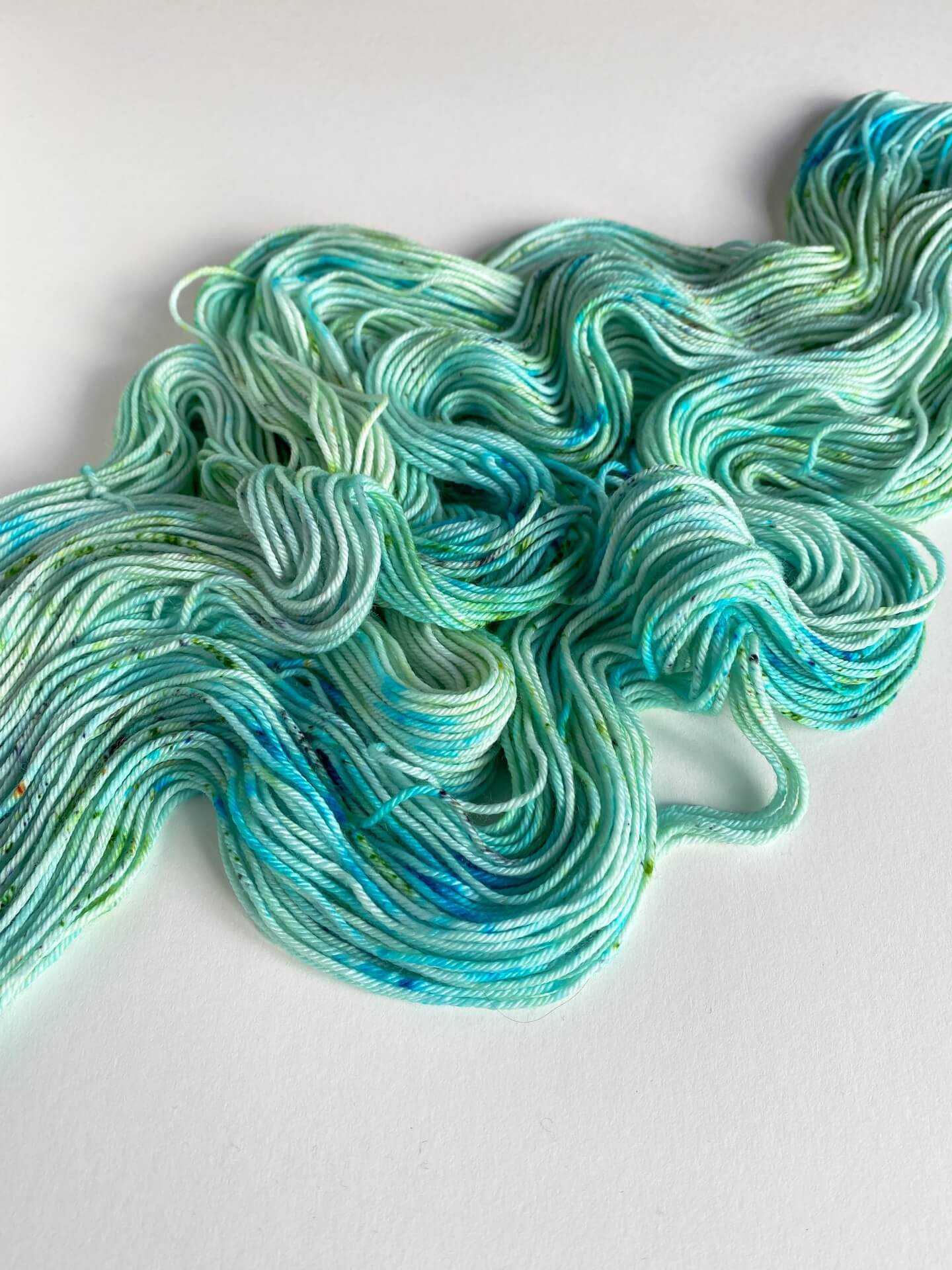 Hand Dyed Yarn - Merino Nylon DK - Pool Party