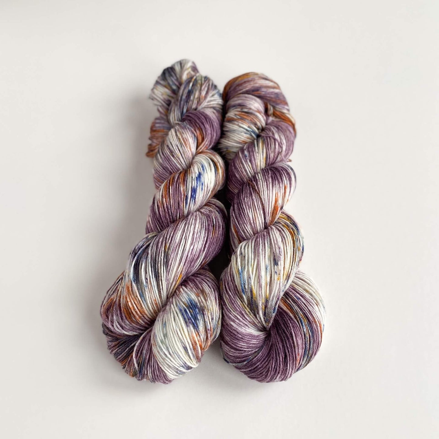 Hand Dyed Yarn - Standard Sock - Braised Aubergines