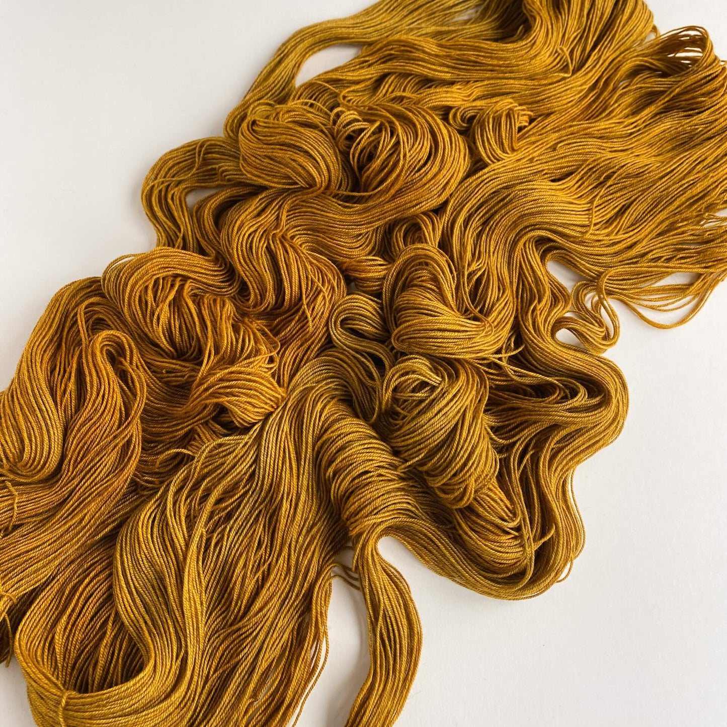 Hand Dyed Yarn - Yak Sock - Ginger