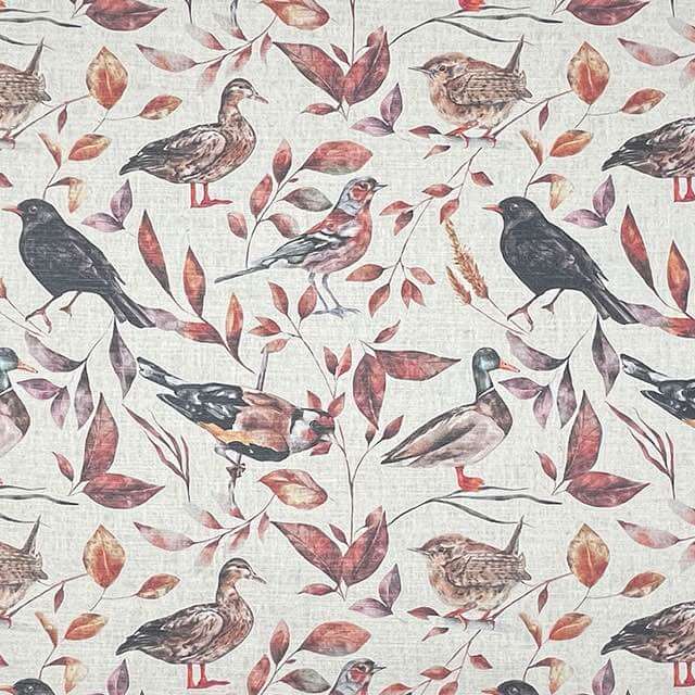 Midi Knitting Project Bag - Woodland Birds