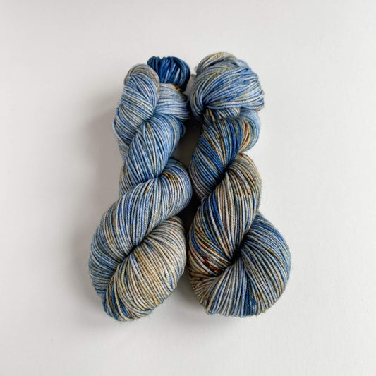 Hand Dyed Yarn - Merino Nylon DK - Cliff Top