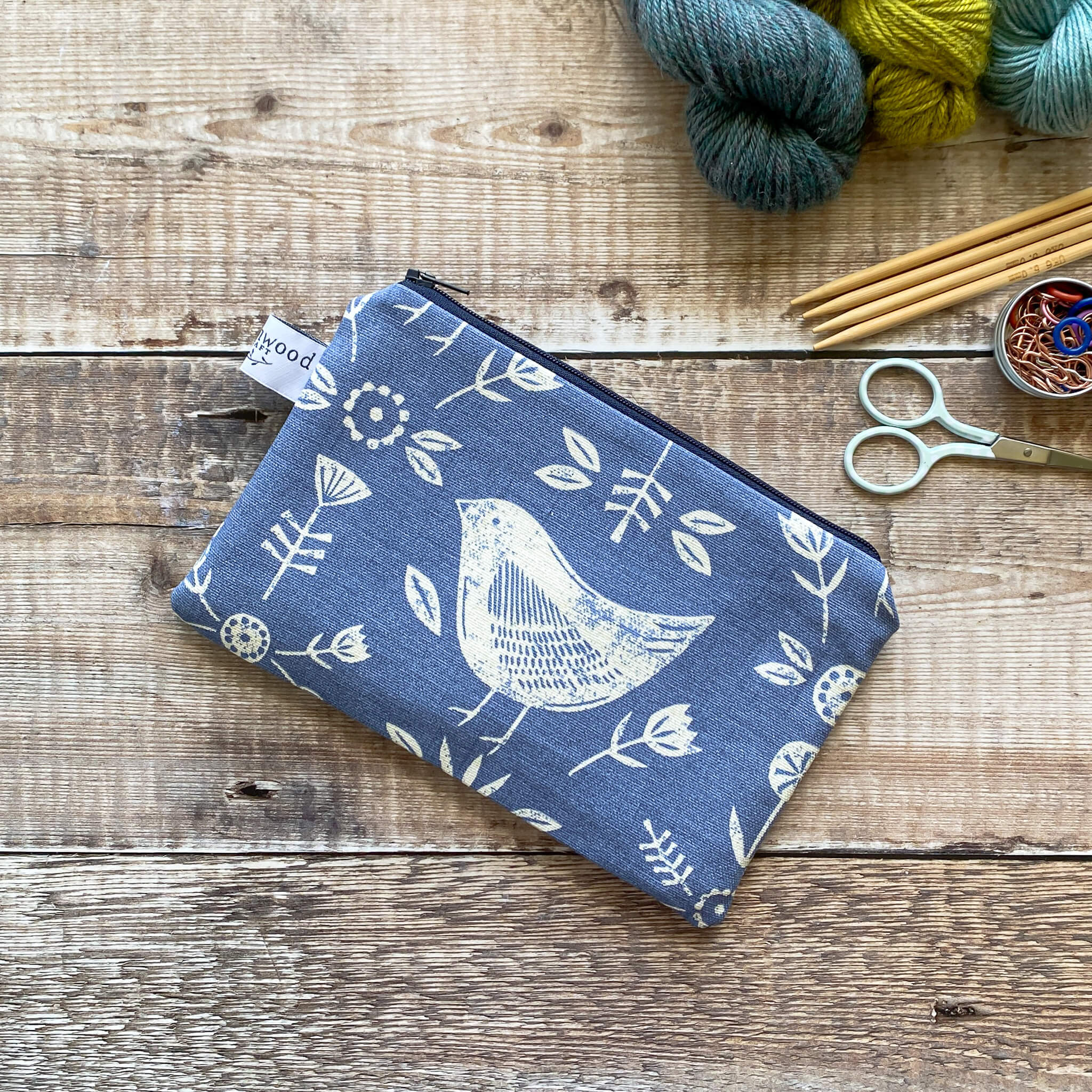 Notions pouch for knitting and crochet – Eldenwood Craft