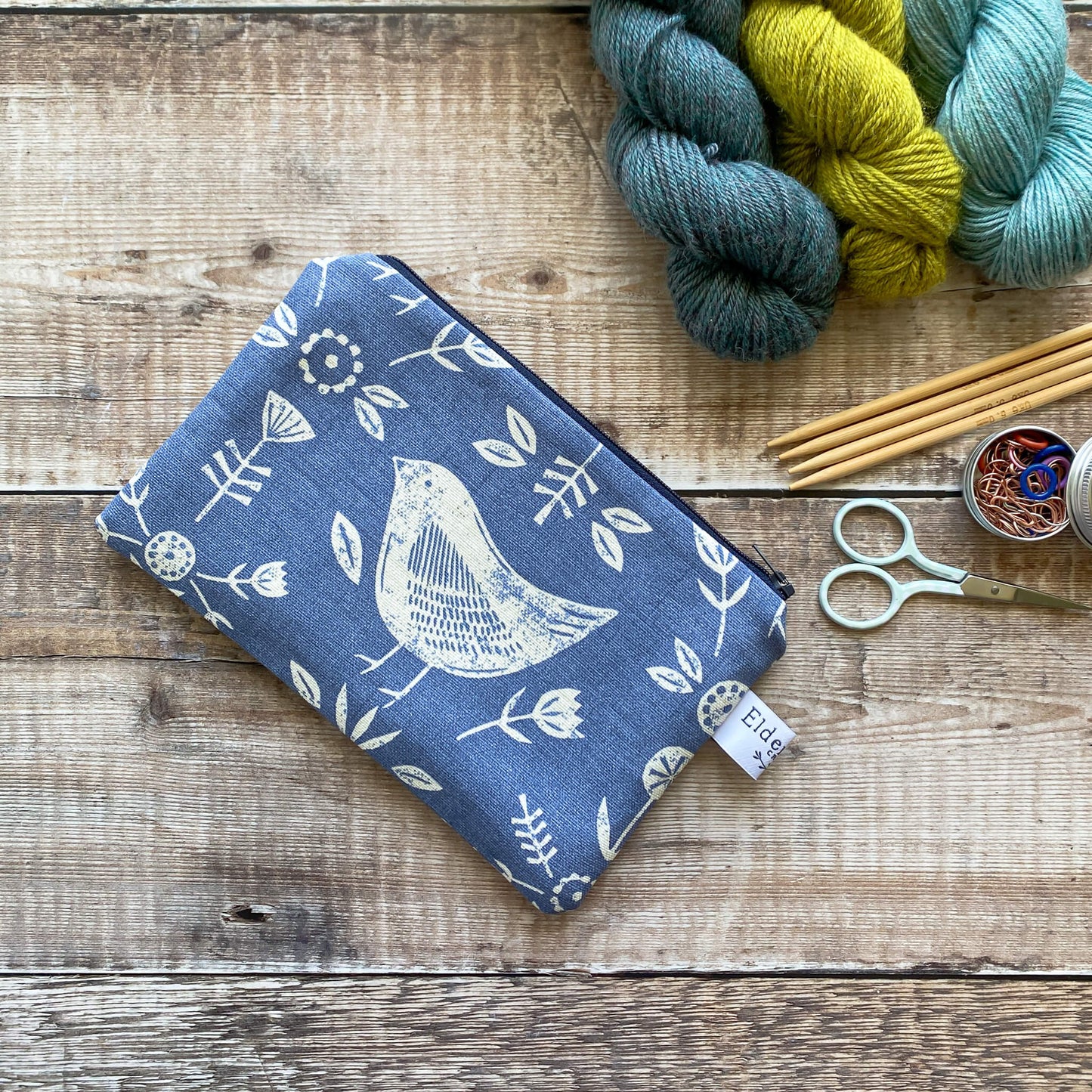 Notions pouch for knitting and crochet – Eldenwood Craft
