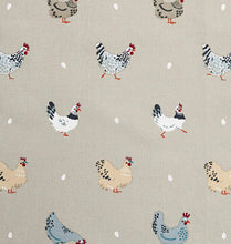 Load image into Gallery viewer, Everyday drawstring knitting project bag - Chickens