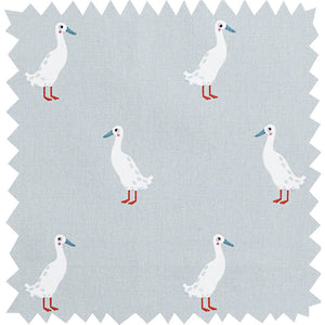 Midi drawstring knitting project bag - Runner Ducks
